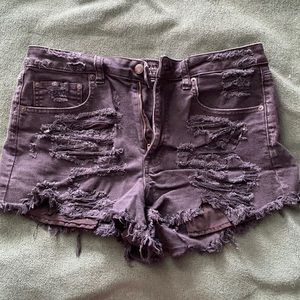 American Eagle vintage hi-rise jean shorts